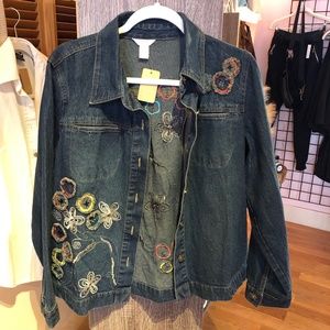 Christopher and banks jean jacket